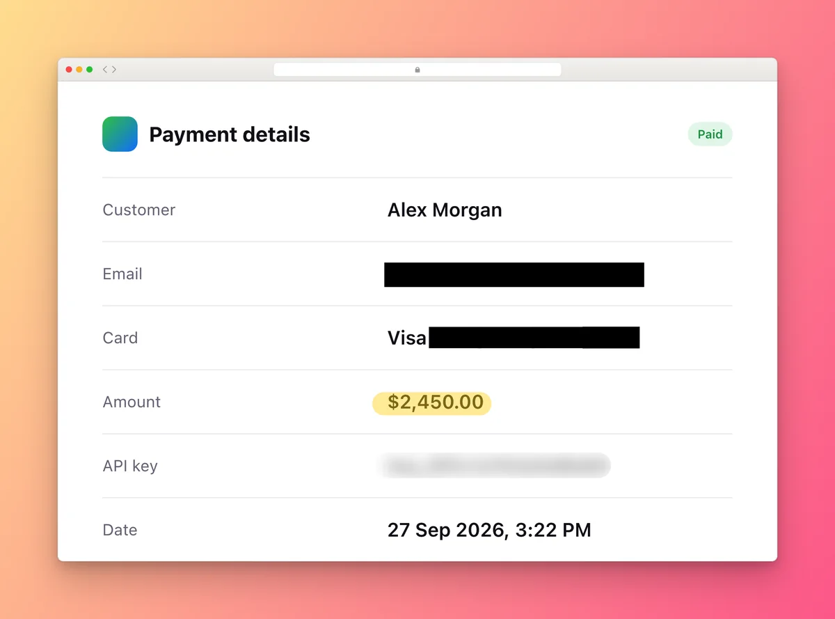 Screenshot styled with the Sherbet look in ShotBloom